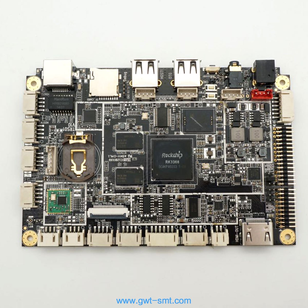 RK3368-smt貼片加工，礦機主板smt加工，DIP插件后焊